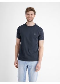 Lerros Herren T-Shirt "Lerros COOL & DRY Performance T-Shirt für Herren", blau, Gr. M, 75% Baumwolle, 25% Polyester, Shirts