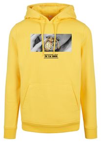 MisterTee Herren Kapuzensweatshirt "MisterTee Herren Boom Hoody", gelb, Gr. L, bedruckt, 65% Baumwolle, 35% Polyester, Sweatshirts