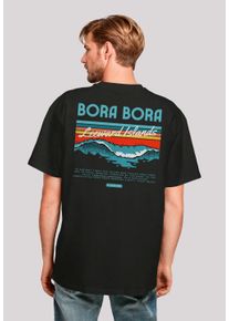 F4NT4STIC Herren T-Shirt "Bora Bora Leewards Island", schwarz, casual, Gr. M, Obermaterial: 100% Baumwolle, Shirts, Premium Qualität