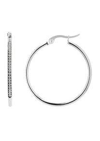 Adelia´s ADELIA ́S Damen Paar Creolen, Damen, Edelstahl, silber, Edelstahl, Ohrringe