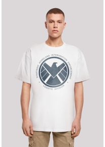 F4NT4STIC Herren T-Shirt "Marvel Avengers Agent Of SHIELD", weiß, casual, Gr. XS, Obermaterial: 100% Baumwolle, Shirts, Print