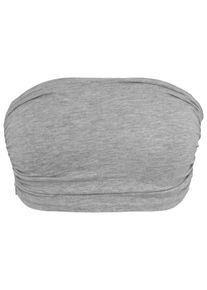 Urban Classics Damen Bügelloser BH "Urban Classics Damen Ladies Bandeau Top", Gr. M, grau, 95% Baumwolle, 5% Elasthan, BHs