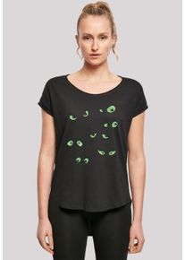F4NT4STIC Damen T-Shirt "Scooby Doo Scary Eyes", schwarz, casual, Gr. XL, Obermaterial: 100% Baumwolle, Shirts, Damen,Premium