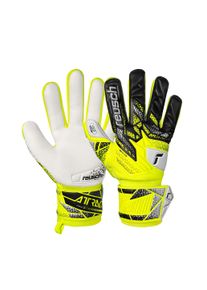 Reusch Damen Torwarthandschuhe "Attrakt Grip", bunt, sportlich, Gr. 10,5, mehrfarbig, 25% Elastodien, 5% Polyurethan, 34% Polyester, 1% Baumwolle,