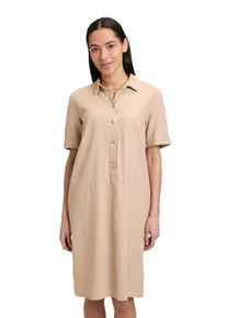 Betty Barclay Damen Hemdblusenkleid "Betty Barclay Hemdblusenkleid mit Knopfleiste", beige, modisch, Gr. 42, Obermaterial: 55% Leinen, 45% Viskose.,