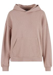 Urban Classics Damen Kapuzenpullover "Urban Classics Ladies Light Terry Oversized Hoodie", rosa, casual, Gr. S, unifarben, 70% Baumwolle, 30%