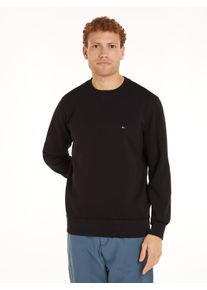 Tommy Hilfiger Herren Sweatshirt "ESSENTIAL TERRY CREWNECK", schwarz, casual, Gr. L, Sweatware, Obermaterial: 100% Baumwolle, Sweatshirts