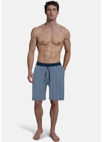Tom Tailor Herren Bermudas "Kilkenny", Gr. 52, blau, Single Jersey, Obermaterial: 100% Baumwolle, casual, Hosen