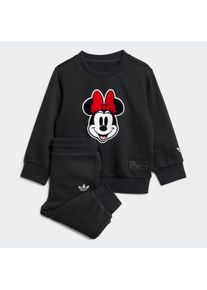 Kinder Trainingsanzug "I DY MM CS", schwarz, sportlich, Gr. 98, adidas originals, Obermaterial: 70% Baumwolle, 30% Polyester, Sportanzüge