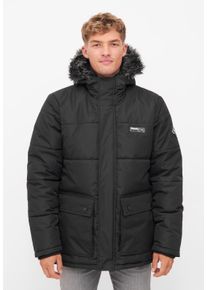 Bench. Herren Steppjacke "KOUFAX", schwarz, casual, Gr. 50, unifarben, Web, Steppware, Obermaterial: 100% Polyester, Jacken