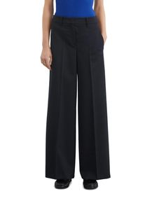 Marc O'Polo MARC O'POLO Damen Chinohose "aus Polyester-Schurwolle-Mix", blau, casual, Gr. 38, unifarben, Obermaterial: 59% Polyester, 21% Schurwolle, 18%