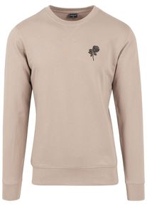MisterTee Herren Rundhalspullover "MisterTee Herren Wasted Youth Crewneck", beige, casual, Gr. XL, unifarben, 60% Baumwolle, 40% Polyester, Pullover