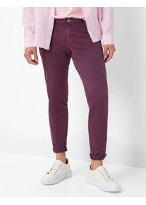 Brax Herren Chinohose "Style SILVIO", lila, Gr. 36, 98% Baumwolle, 2% Elasthan, Hosen