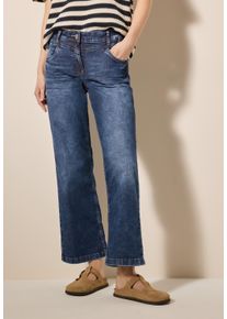 Cecil Damen Loose-fit-Jeans "Style Neele", blau, casual, Gr. 25, Denim/Jeans, Obermaterial: 78% Baumwolle, 20% Polyester, 2% Elasthan, Jeans