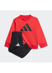 Kinder Trainingsanzug "I BL FT JOG 240", rot, sportlich, Gr. 86, adidas Sportswear, Obermaterial: 70% Baumwolle, 30% Polyester, Sportanzüge