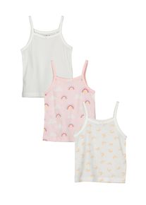 Blue Seven Kinder Slip "Blue Seven", Gr. 92m01, weiß, aop, rosa, 100% Baumwolle, Unterhosen