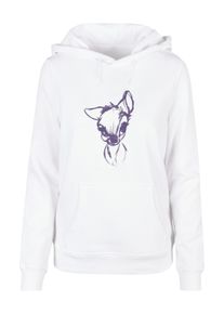 F4NT4STIC Damen Kapuzenpullover "F4NT4STIC Damen", weiß, casual, Gr. XL, unifarben, 50% Baumwolle, 50% Polyester, Pullover