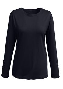 Classic Basics Damen Langarmshirt "Shirt", schwarz, Gr. 48, unifarben, 100% Baumwolle, Shirts