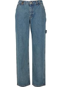 2Y STUDIOS Damen Bequeme Jeans "2Y Studios 2Y Anela Worker Baggy Jeans", blau, casual, Gr. 32, unifarben, 100% Baumwolle, Jeans