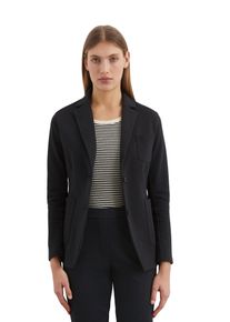 Marc O'Polo MARC O'POLO Damen Jerseyblazer "aus Organic Cotton-Mix", blau, Gr. 32, unifarben, Obermaterial: 97% Baumwolle, 3% Elasthan, Blazer