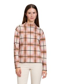 Betty Barclay Damen Strickpullover "Betty Barclay Strickpullover kariert", rosa, feminin, Gr. 36, Strick, Obermaterial: 50% Viskose, 27% Polyamid,