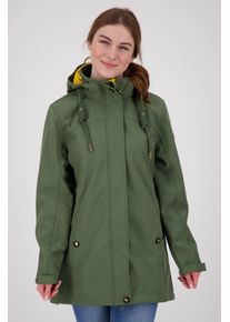 DEPROC Active Damen Softshellmantel "ANKERGLUTBRISE WMN", grün, casual, Gr. 34, 96% Polyester; 4% Elasthan, Mäntel, auch in Großen Größen erhältlich