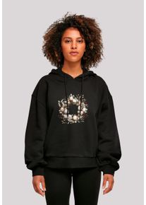 F4NT4STIC Damen Sweatshirt "Osterkranz Eierkranz Blumenring", schwarz, casual, Gr. XS, Obermaterial: 100% Baumwolle, Sweatshirts, Premium Qualität
