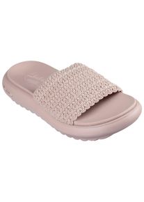 Skechers Damen Pantolette "ARCH FIT CLOUD-OH SHE PRETTY", Gr. 39, rosa, Textil, casual, Schuhe, Strandschuh, Badeschuh, Pool Slides mit