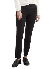 Marc O'Polo MARC O'POLO Damen Chinohose "aus elastischem Baumwoll-Twill", schwarz, casual, Gr. 32, unifarben, Twill, Obermaterial: 97% Baumwolle, 3% Elasthan,