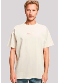 F4NT4STIC Herren T-Shirt "Kanagawa Welle Blue", beige, casual, Gr. S, Obermaterial: 100% Baumwolle, Shirts, Premium Qualität