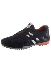 Geox Herren Sneaker "Snake", Gr. 39, blau, Veloursleder, Mesh, sportlich, Schuhe, Freizeitschuh, Schnürschuh mit Geox Spezial Membran