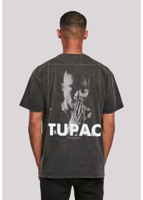 F4NT4STIC Herren T-Shirt "Tupac 2Pac Shakur Praying", schwarz, casual, Gr. XL, Obermaterial: 100% Baumwolle, Shirts, Premium Qualität