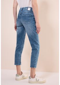 Cecil Damen Comfort-fit-Jeans, blau, casual, Gr. 33, unifarben, Jeans, 78% Baumwolle, 20% Polyester, 2% Elasthan, Jeans, Middle Waist