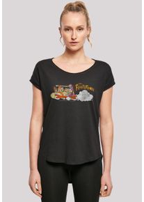F4NT4STIC Damen T-Shirt "Die Familie Feuerstein Family", schwarz, casual, Gr. S, Obermaterial: 100% Baumwolle, Shirts, Damen,Premium