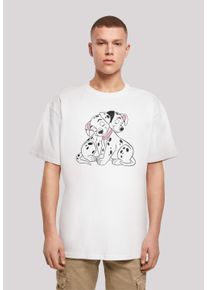 F4NT4STIC Herren T-Shirt "Disney 101 Dalmatiner Puppy Love", weiß, casual, Gr. XXL, Obermaterial: 100% Baumwolle, Shirts, Print