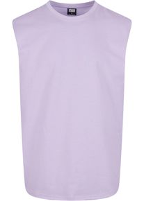 Urban Classics Herren T-Shirt "Urban Classics Herren Open Edge Sleeveless Tee", lila, casual, Gr. XXL, unifarben, 100% Baumwolle, Shirts
