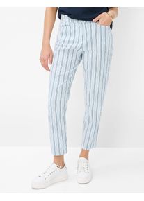 Brax Damen 5-Pocket-Hose "Style MARA S", blau, Gr. 20, 75% Baumwolle, 24% Polyamid, 1% Elasthan, Hosen