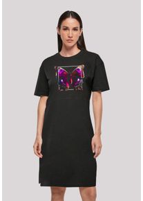 F4NT4STIC Damen Shirtkleid "Pink", schwarz, casual, Gr. 4XL, Obermaterial: 100% Baumwolle, Kleider, Print