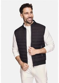 NEW CANADIAN Herren Steppweste, schwarz, casual, Gr. XXXL, 60% Viskose, 35% Polyester, 5% Elasthan, Westen, mit elastischem Bund am Saum und