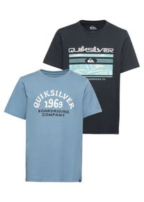 Quiksilver Kinder T-Shirt "BOWNESSHIDEPALM TEES", blau, Gr. 14, Obermaterial: 100% Baumwolle, Shirts