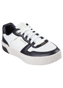 Skechers Damen Sneaker "JADE-BEST IN CLASS", Gr. 41, schwarz-weiß, Lederimitat, kontrastfarbene Details, sportlich, Schuhe, Retrosneaker,