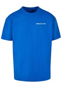 Merchcode Herren T-Shirt "Merchcode Herren Break The Rules Heavy Oversize Tee", blau, casual, Gr. M, bedruckt, 100% Baumwolle, Shirts