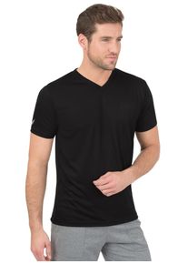 TRIGEMA Herren T-Shirt "TRIGEMA V-Shirt COOLMAX", schwarz, sportlich, Gr. M, 100% Polyester (recycelt), Shirts