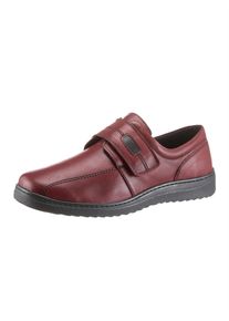 CLASSIC Herren Klettschuh, Gr. 46, rot, Glattleder, sportlich, Schuhe