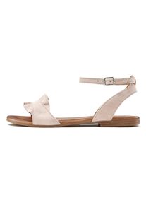 Lascana Damen Sandale "Sommerschuh", Gr. 39, rosa, Obermaterial: 100% Ziegenleder. Futter: 100% Schweinsleder. Decksohle: 100% Rindsleder. Laufsohle: