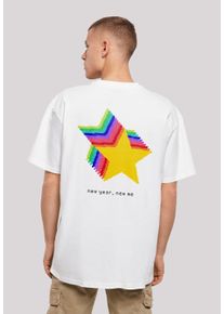 F4NT4STIC Herren T-Shirt "SIlvester Party Happy People Only", weiß, casual, Gr. XXXL, Obermaterial: 100% Baumwolle, Shirts, Print