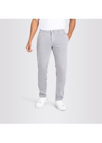 MAC Herren Chinohose "Driver", silber, casual, Gr. 38, unifarben, Web, Obermaterial: 89% Baumwolle, 8% Polyester, 3% Elasthan, Hosen, mit Stretch