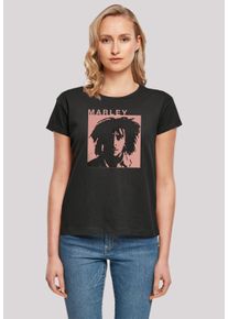 F4NT4STIC Damen T-Shirt "Bob Marley Reggae Music by Rock Off", schwarz, casual, Gr. XXL, Obermaterial: 100% Baumwolle, Shirts, Premium Qualität, Musik