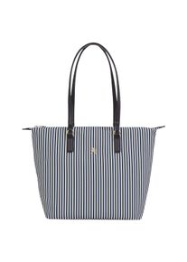 Tommy Hilfiger Damen Tragetasche "POPPY SUMMER TOTE", blau, Textil, Lederimitat, Taschen, Damen Umhängetasche, Henkeltasche, Schultertasche
