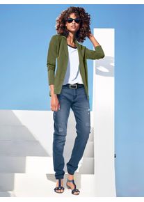 Heine Damen Jerseyblazer "Jersey-Blazer", grün, Gr. 36, 100% Baumwolle, Blazer